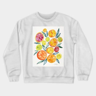 Citrus Slices Crewneck Sweatshirt